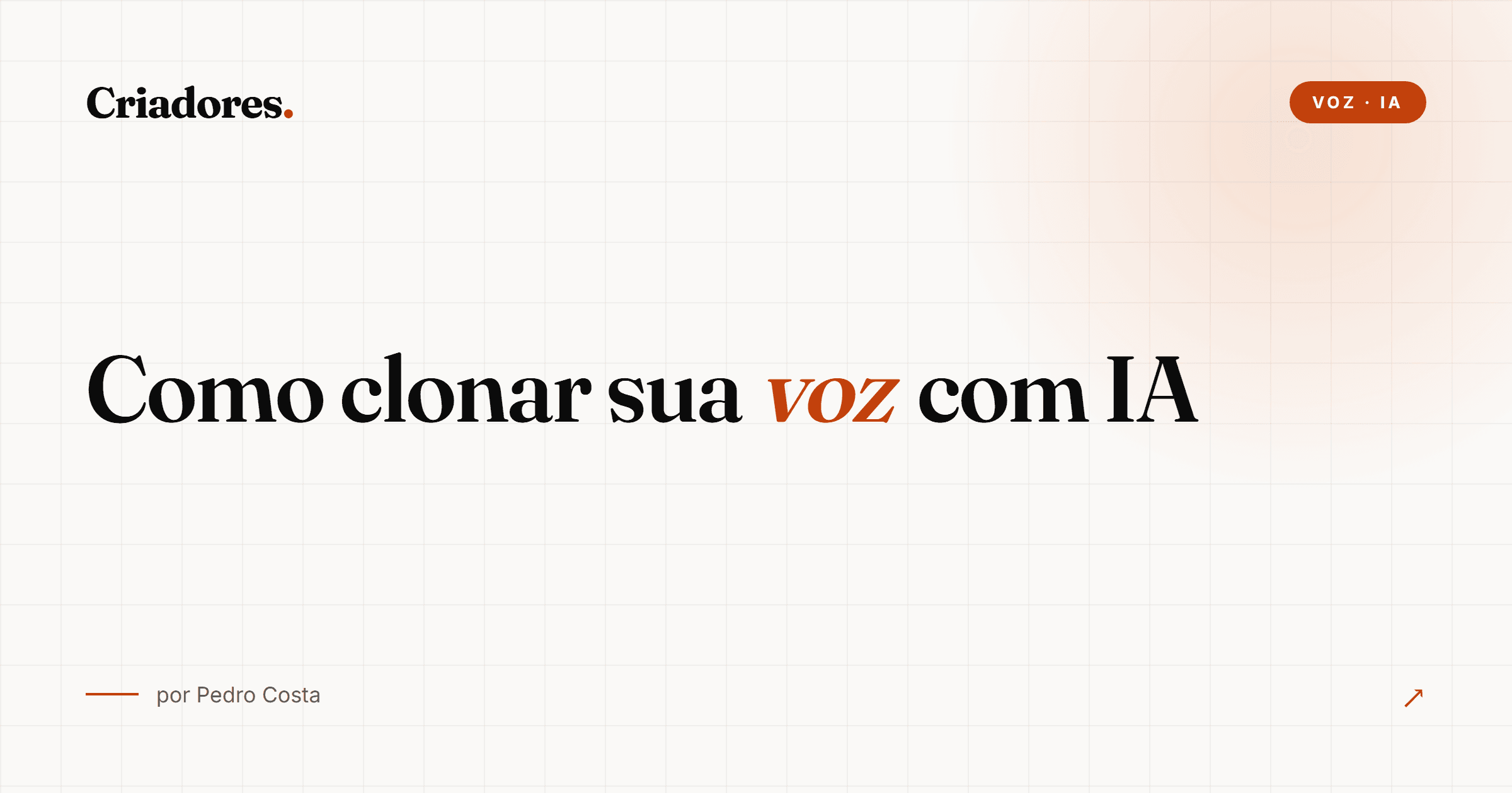 Forma de onda de áudio sendo processada por IA para clonagem de voz