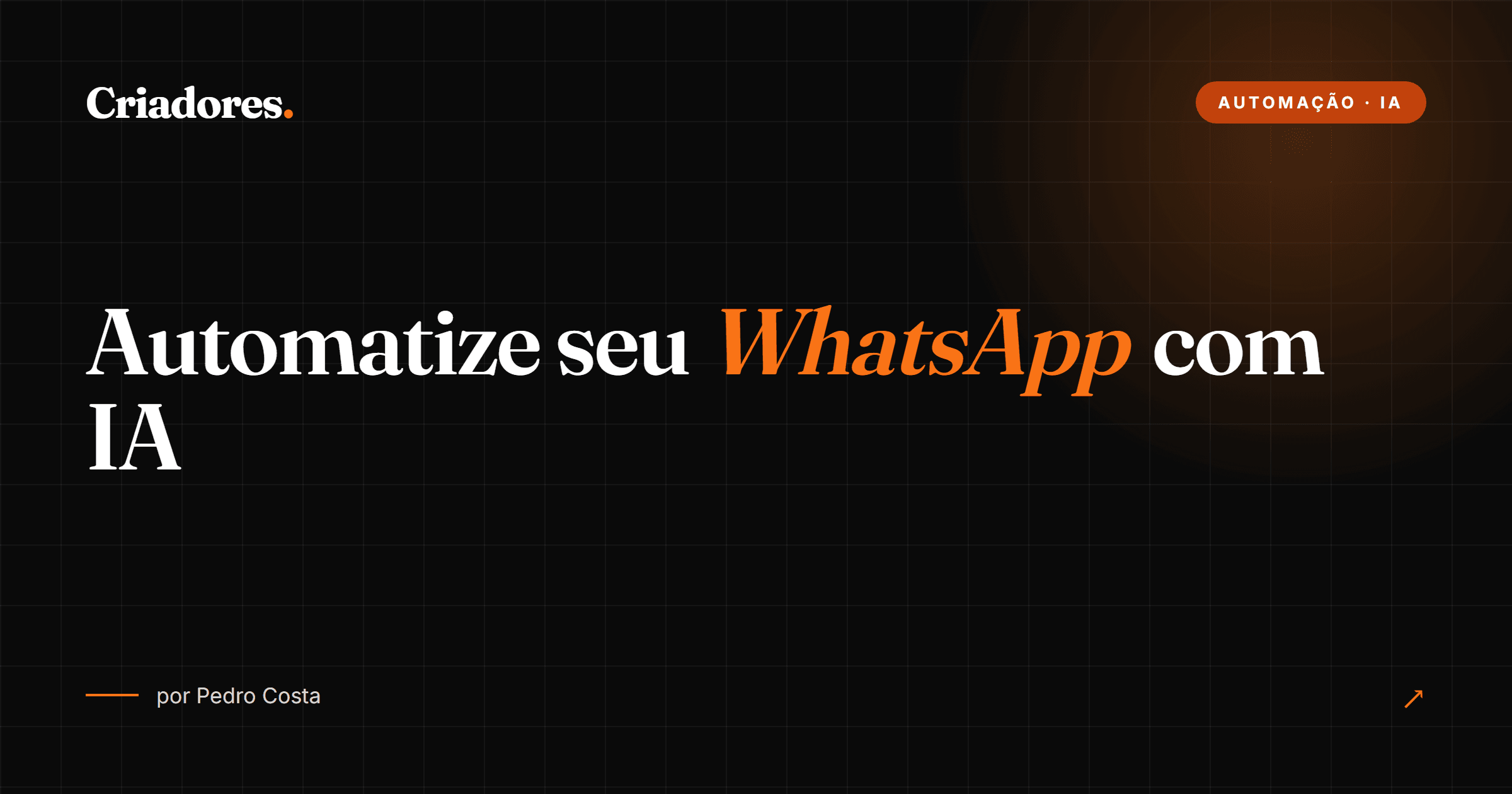 Atendimento automatizado no WhatsApp com respostas geradas por IA